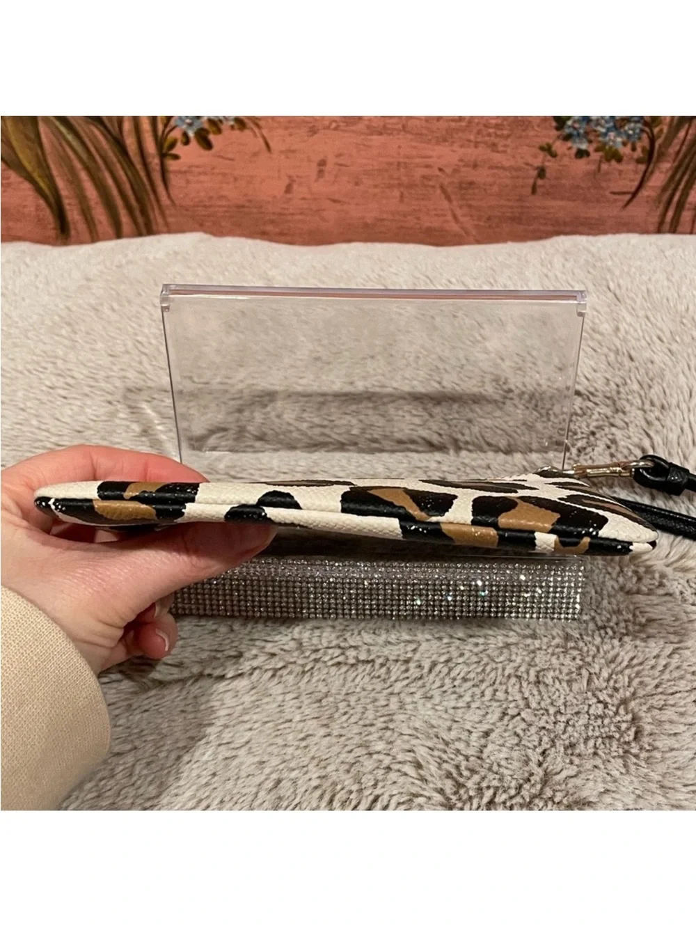 COACH Leopard Print Wristlet - Picture 4 of 12